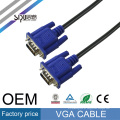 SIPU Hohe qualität schwarz blau kopf VGA linie 1,5 mt 3 + 2 VGA hd linie VGA computer Kupfer Clad Stahl kabel